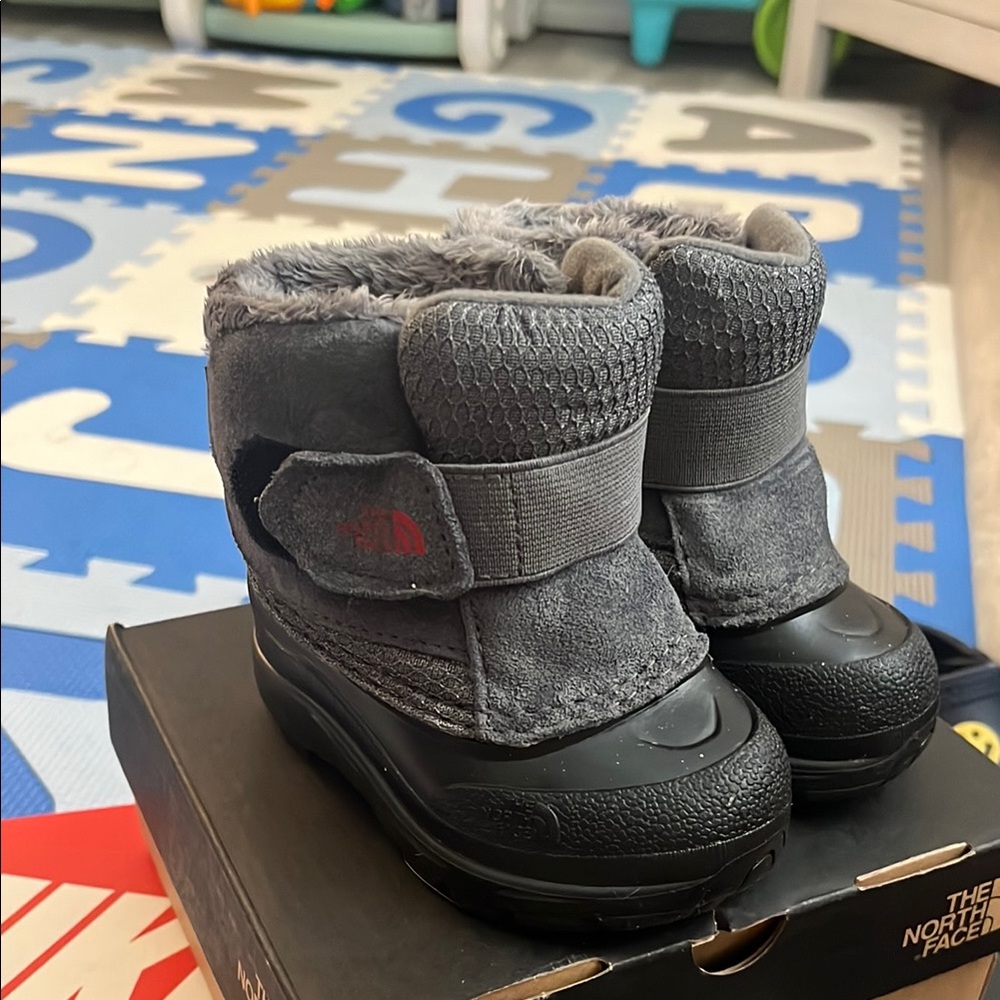 The North Face Gray Toddler Boots